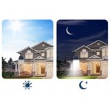  LED prigušiva solarni reflektor LED/50W/3,2V 5000K 6000 mAh IP65 crna + daljinski upravljač | Eponuda.com