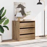  Kutna komoda s ladicama boja artisian hrast 60x41x58 cm drveni | shoptok.hr