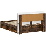  Okvir kreveta s pohranom Dimljeni hrast 140 x 190 cm | Eponuda.com
