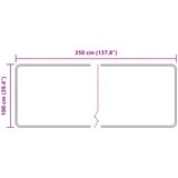Traka za tepih MARSA Crna 100 x 350 cm Poliester i PVC | shoptok.hr