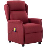  Massagerica s jastukom Burgundac 93.5 x 67.5 x 101.5 cm tkanina | shoptok.hr