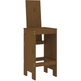  Barski stolci 2 kom boja meda 40 x 42 x 120 cm masivna borovina | shoptok.hr