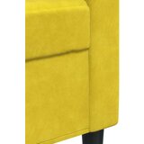  Fotelja žuta 60 cm baršunasta | shoptok.hr