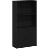 Furnova Knjižna omara črna hrast 60x24x120 cm inženirski les, (21932125) | Shoptok.si