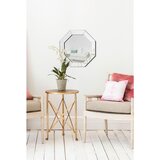Kayoom STENSKO OGLEDALO, 60/60/4 cm kovina, steklo, leseni material Slike