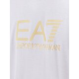 Ea7 Emporio Armani Majica zlata / bela | Shoptok.si