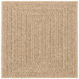  Tepih ZIZUR 120 x 120 cm s izgledom jute unutarnji i vanjski | shoptok.hr
