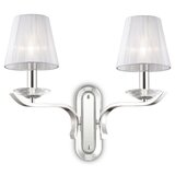 Ideal Lux kristalna zidna lampa pegaso 2xE14/28W/230V sjajni hrom | Eponuda.com
