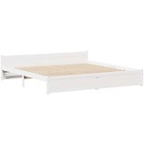 vidaXL Okvir kreveta bez madraca bijeli 160x200 cm od masivne borovine | shoptok.hr