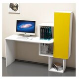 Hanah home radni sto acelya white yellow cene