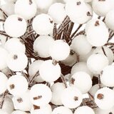 springos set umjetnih planinskih ruža, smrznuto bijela, 10-11 cm, 100 kom. | shoptok.hr