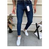 Dewberry 64205 Skinny Fit Mens Trousers-BLUE | shoptok.hr