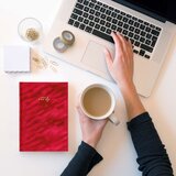  Notes Miquelrius A5 Highland Days plišani crveni 80L 80g/m2 čista MR8293 | shoptok.hr