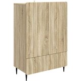 vidaXL Strani šal Sonoma hrast 66 x 34,5 x 97 cm Inženirski les, (5000218058) | Shoptok.si