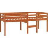  Visoki krevet voštano smeđi 75x190 cm od masivne borovine | shoptok.hr