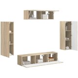  ormar 5 pcs Sonoma hrast | shoptok.hr