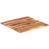 vidaXL Stolna ploča od masivnog drva šišama 25 - 27 mm 60 x 60 cm | shoptok.hr