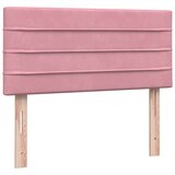 Box spring postelja z vzmetnico roza 80x220 cm žamet, (21791946) | Shoptok.si