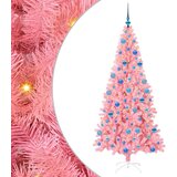 vidaXL Božično drevo med 300 LED z stojalom Roza 180 cm PVC, (5000067028) | Shoptok.si