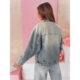 DStreet Kurtka damska katana przejściowa oversize NOVAJIN niebieska | shoptok.hr