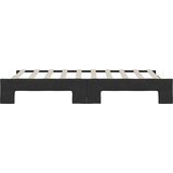 vidaXL Dnevni krevet na razvlačenje crni 90 x 190 cm od tkanine | shoptok.hr