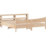  Okvir kreveta s uzglavljem 200 x 200 cm od masivne borovine | shoptok.hr