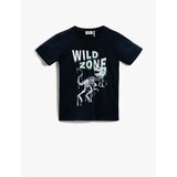 Koton T-Shirt - Navy blue - Regular | Shoptok.si