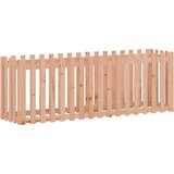 vidaXL Vrtna visoka greda z ograjico 200x50x70 cm trden les douglas | Shoptok.si