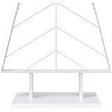  Metalno božićno drvce sa stalkom KUOPIO 210 cm Čelik Bijela - Bijela 210 cm | shoptok.hr