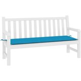  Jastuk za vrtnu klupu plavi 200 x 50 x 3 cm od tkanine Oxford | shoptok.hr