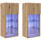  Zidni TV ormari Zidne 2 pcs Umjetnički hrast 40,5 x 30 x 90 cm | Eponuda.com