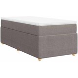  Krevet s oprugama i madracem smeđesivi 80x200 cm od tkanine | shoptok.hr