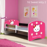  Dječji krevet ACMA s motivom, bočna wenge 180x80 cm 16 Sweet Kitty 2 | shoptok.hr
