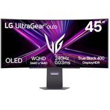 LG UltraGear ukrivljen gaming monitor 45GX900A-B, OLED, 45inch Cene