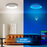 Matane 28 cm RGB LED stropna svetilka z daljincem | Shoptok.si