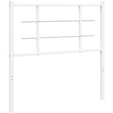  Metalno uzglavlje bijelo 100 cm | shoptok.hr