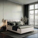 Boxxx OBLAZINJENA POSTELJA 160 cm x 200 cm , tekstil naravne barve | Shoptok.si