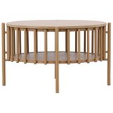 Venture Home Rubbo klub stolić ⌀80 cm, prirodna boja drva Slike