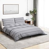  Set posteljine za poplun sivi 155x220 cm pamučni | shoptok.hr