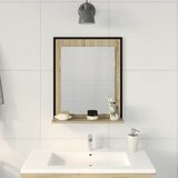  Zrcalo za kupaonicu s policom Zidne Crna 50 x 12 x 60 cm | shoptok.hr