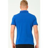 Dewberry T8586 MEN'S POLO NECK T-SHIRT-SAX-2 | Shoptok.si