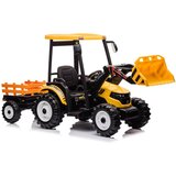 Traktor na akumulator s prikolicom Hercules 24V - žuti | shoptok.hr