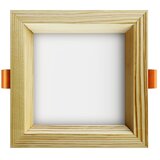  APLED -LED Ugradna svetiljka SQUARE WOODLINE LED/6W/230V 4000K 12x12 cm masivna borovina | Eponuda.com