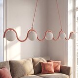 Ružičasti luster na sajli SINUS 5xG9/8W/230V | Eponuda.com