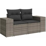  6-dijelni set vrtnih sofa od poliratana s jastucima sivi | shoptok.hr