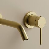 REA Bath Podžbukna miješalica za umivaonik Rea Clif četkano zlato | shoptok.hr
