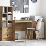 vidaXL Stol Artisan Hrast 80x50x76 cm od konstruiranog drveta | shoptok.hr