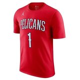 Nike Majice s kratkimi rokavi Nba New Orleans Pelicans Zion Williamson Statement Edition Rdeča | Shoptok.si