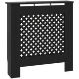 vidaXL pokrov za radijator mdf crni 78 cm | shoptok.hr