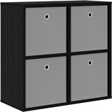  Kreveta s ladicama Crni hrast 68,5 x 32 x 67 cm | shoptok.hr